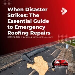 Sure Thing Roofing Contractor When Disaster Strikes The Essential Guide to Emergency Roofing Repairs